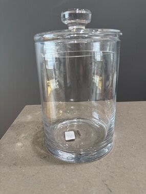 Clear Glass Apothecary Jar with Lid